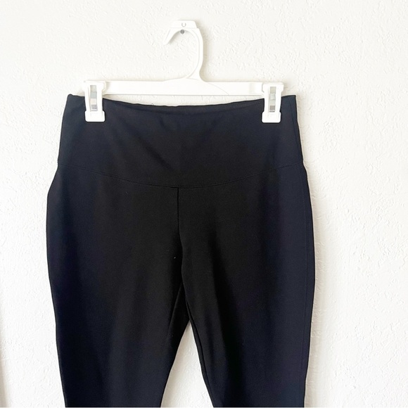 Joseph Ribkoff Leggings Women's 4 Black Pull On Back Seam Stretchy Minimalist - Picture 3 of 5